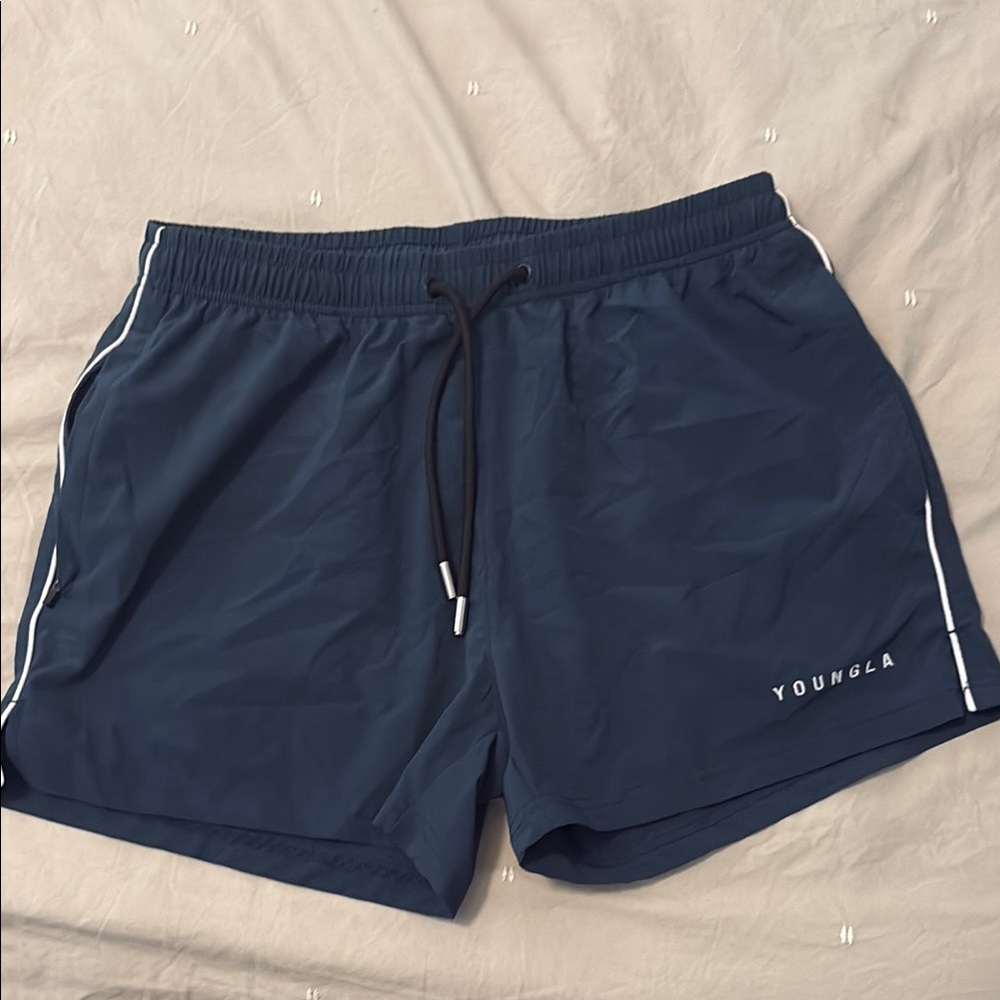 YoungLA Deep Blue Swim/Sport Shorts